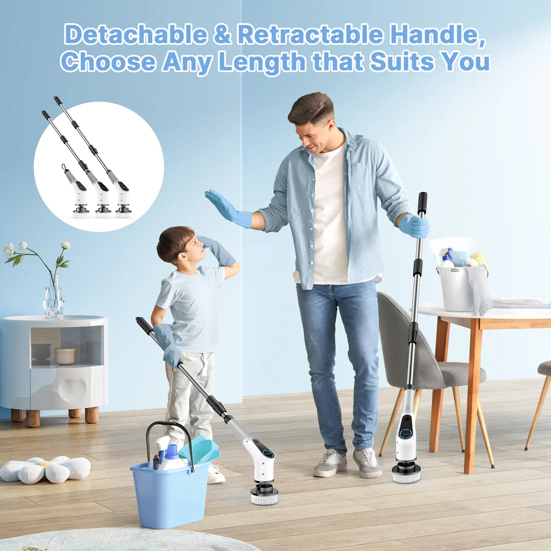 Rechargeable Electric Cleaning Brush